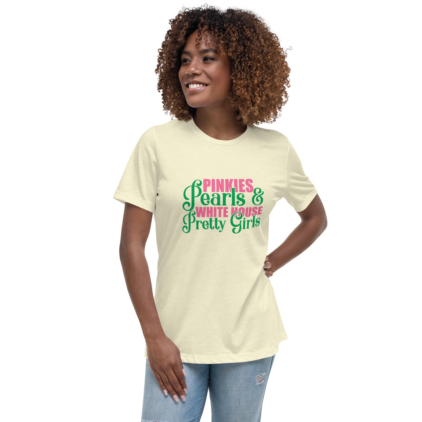 PINKIES & PEARLS TEE
