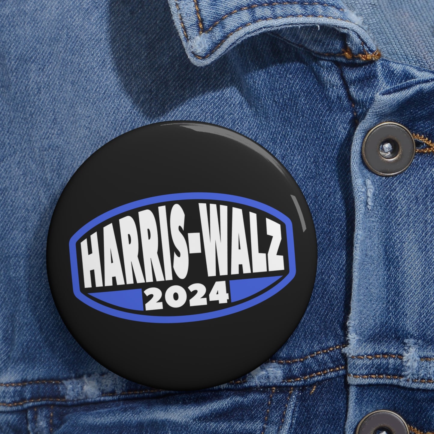 HARRIS WALZ 2024 PIN BUTTON