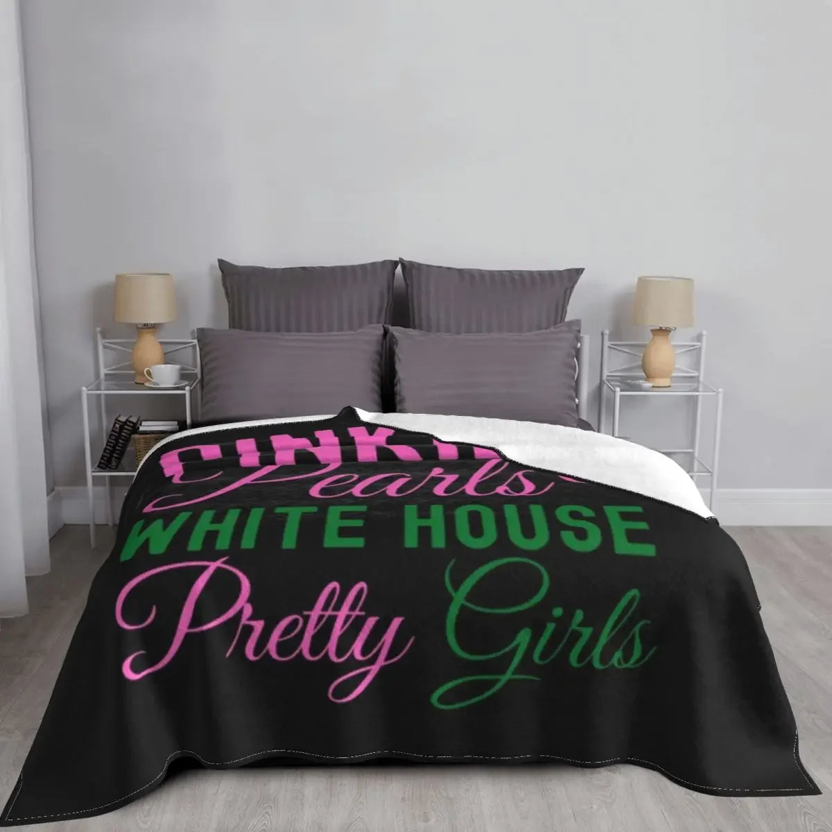 PINKIES AND PEARLS BLANKET