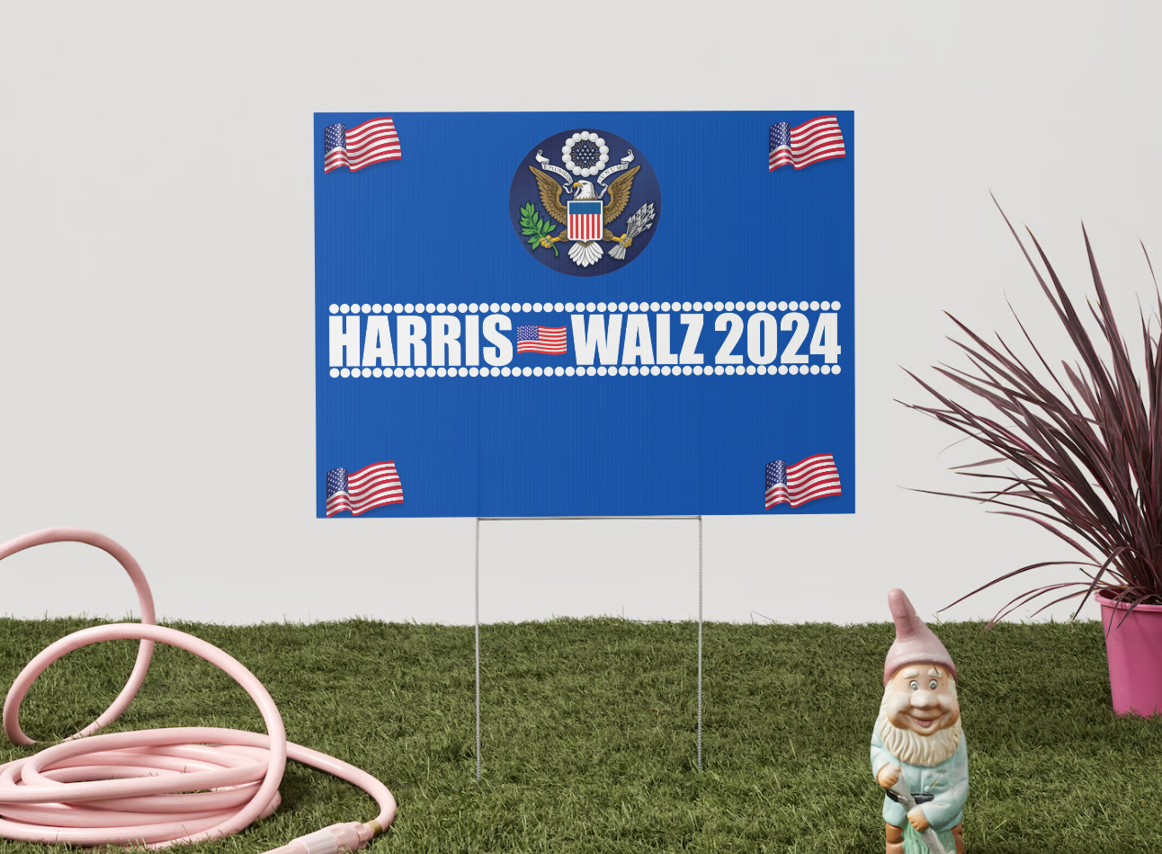 HARRIS-WALZ YARD SIGN