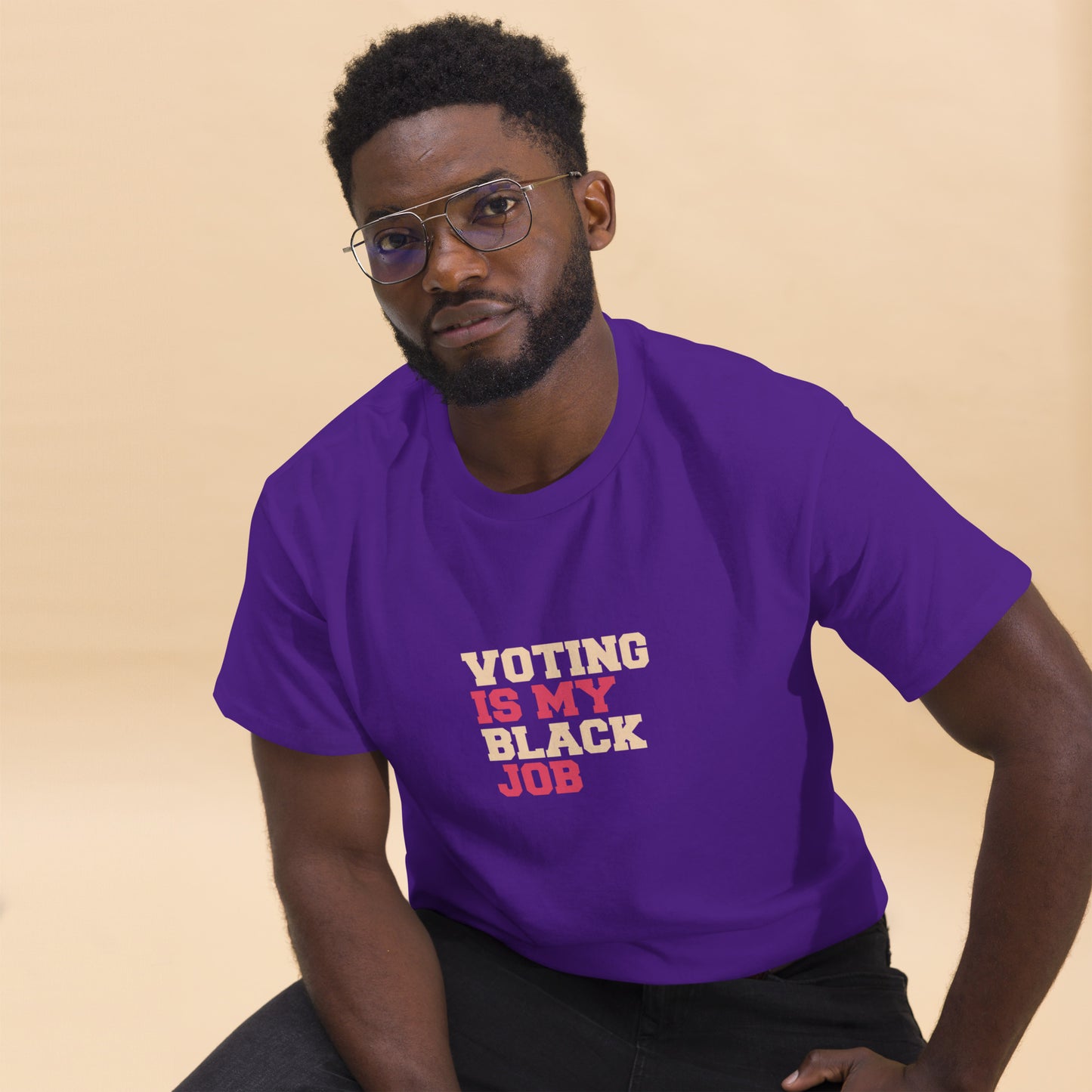 STROLL TO THE POLLS- PURPLE