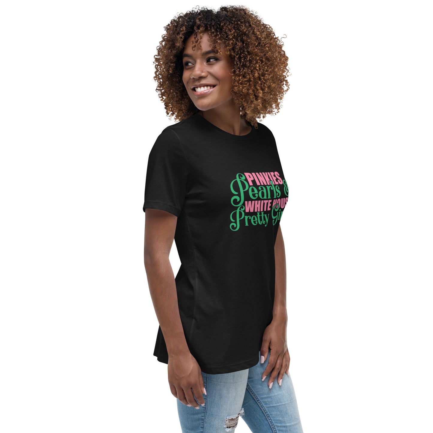 PINKIES & PEARLS TEE