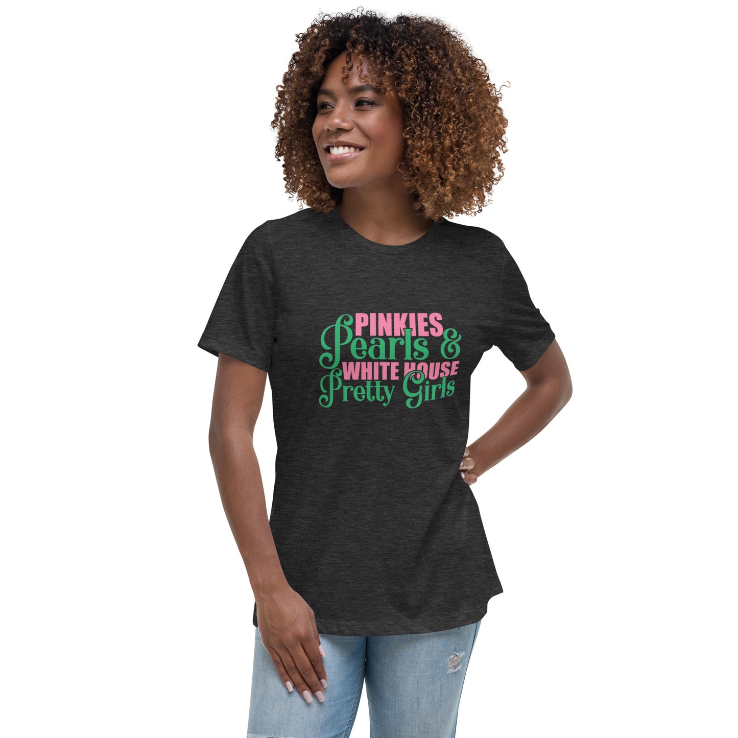 PINKIES & PEARLS TEE