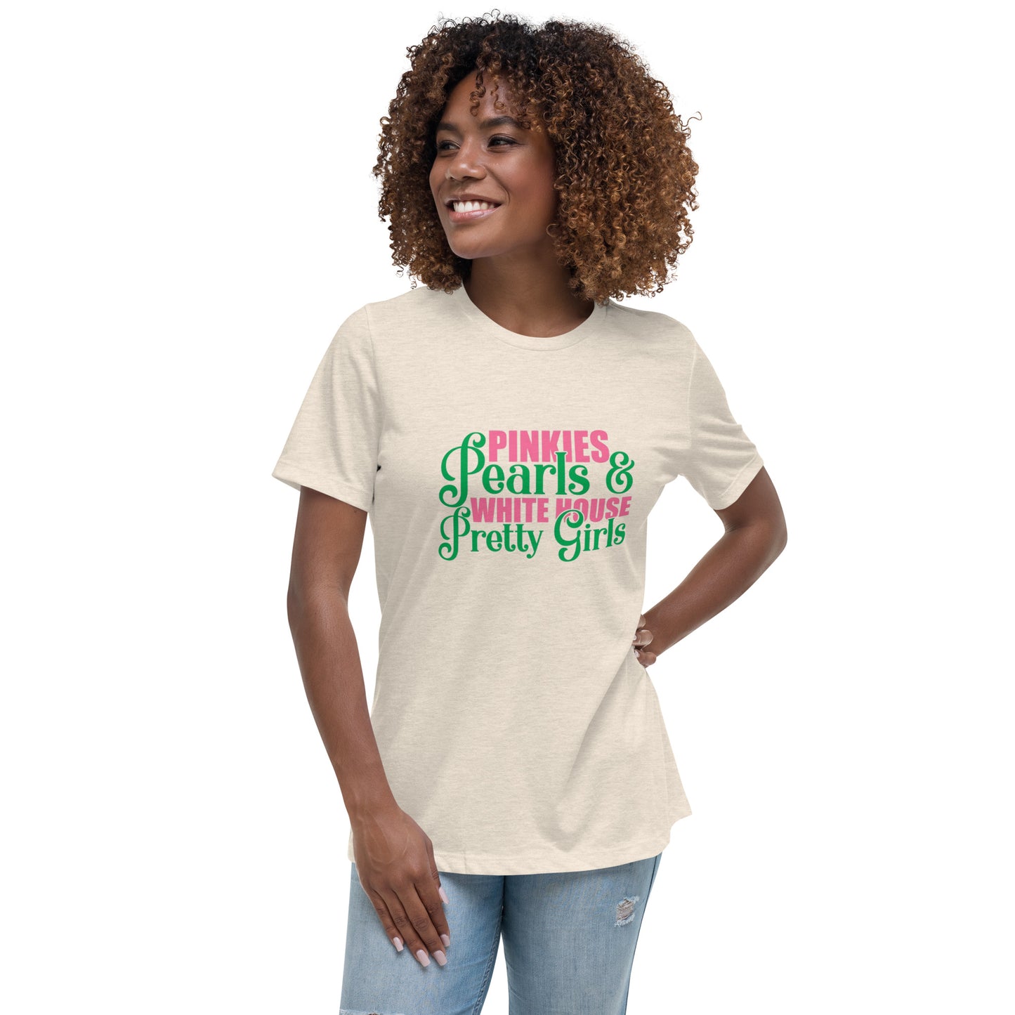 PINKIES & PEARLS TEE