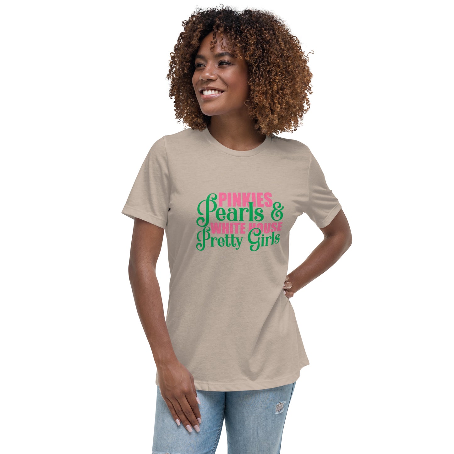 PINKIES & PEARLS TEE
