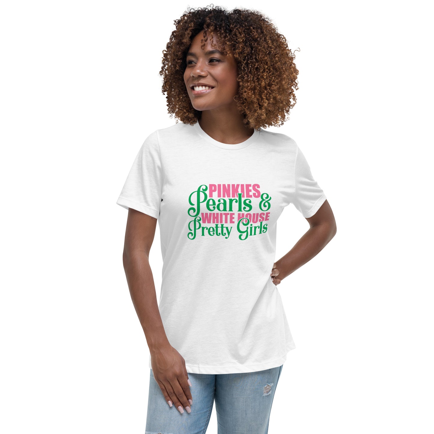 PINKIES & PEARLS TEE
