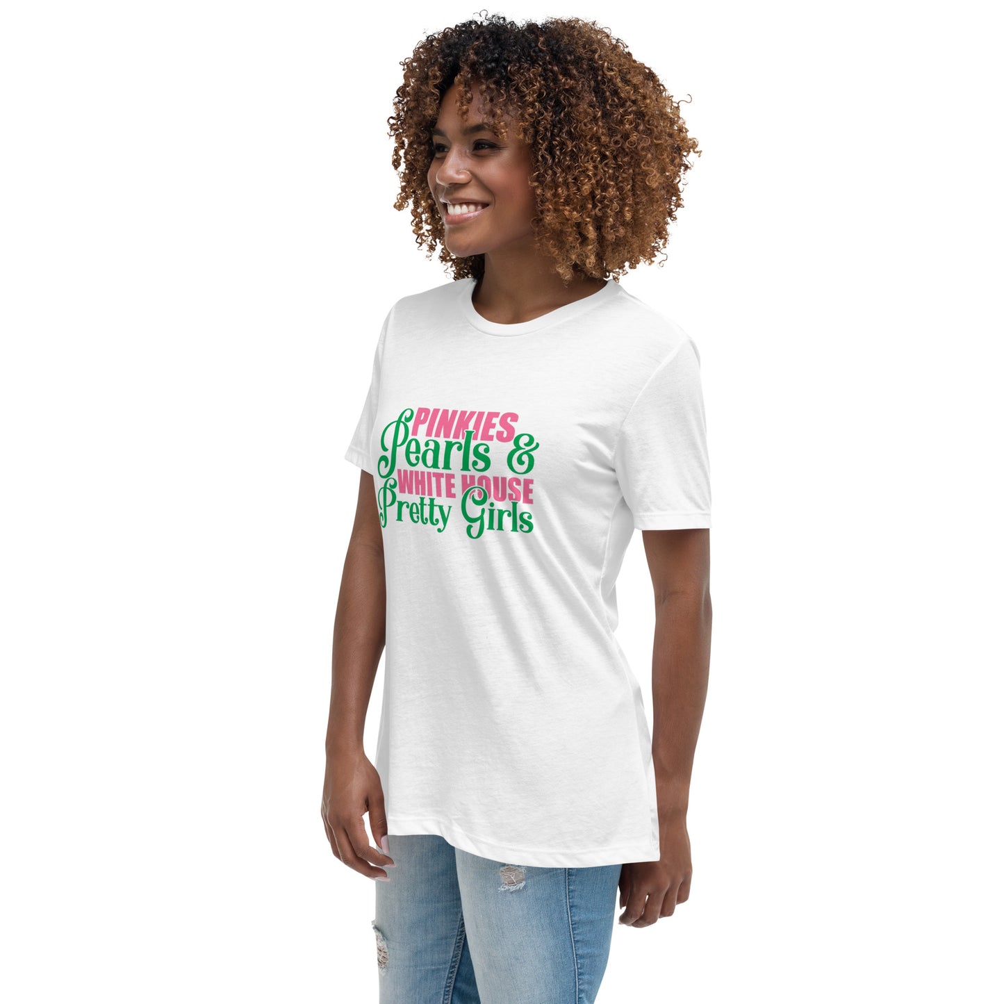 PINKIES & PEARLS TEE