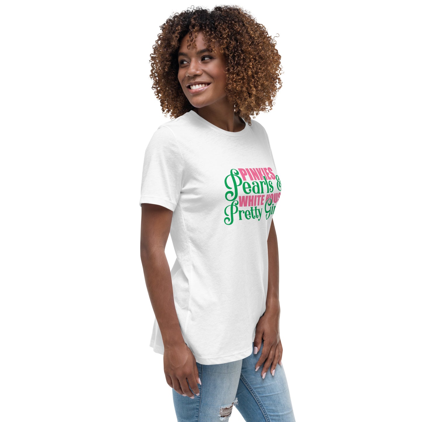 PINKIES & PEARLS TEE